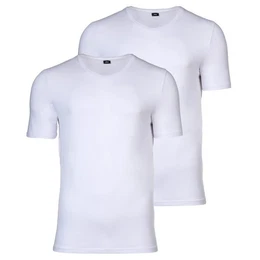T-Shirt Herren T-Shirt, 2er Pack - Basic, V-Ausschnitt, (Packung, 2er Pack)
