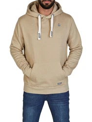 riverso Herren Kapuzenpullover RIVLinus Hoodie Sweatshirt Khaki/Braun/Beige/Grau
