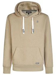 riverso Herren Kapuzenpullover RIVLinus Hoodie Sweatshirt Khaki/Braun/Beige/Grau