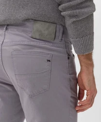 Brax 5-Pocket Hose Style CADIZ Lila/Grau/Hellgrau