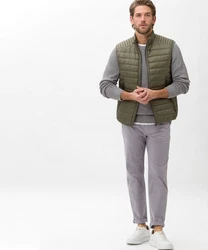 Brax 5-Pocket Hose Style CADIZ Lila/Grau/Hellgrau