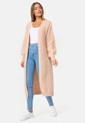 Decay Strickjacke Design Rosa/Beige/Braun