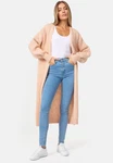 Decay Strickjacke Design Rosa/Beige/Braun
