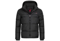 Höhenhorn Bristen Herren Daunen Winter Jacke Schwarz/Rot/Grau