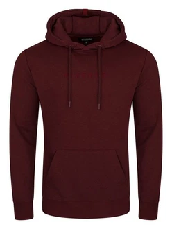 riverso Kapuzenpullover Herren Hoodie RIVErik Regular Fit Dunkelrot/Rot/Bordeaux