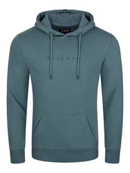 riverso Kapuzenpullover Herren Hoodie RIVErik Regular Fit Blau/Türkis/Grün/Hellblau