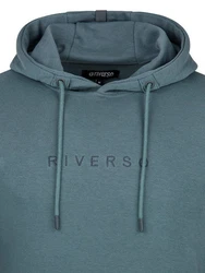 riverso Kapuzenpullover Herren Hoodie RIVErik Regular Fit Blau/Türkis/Grün/Hellblau