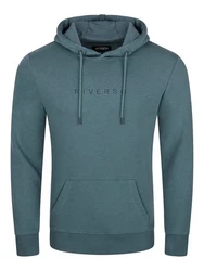 riverso Kapuzenpullover Herren Hoodie RIVErik Regular Fit Blau/Türkis/Grün/Hellblau