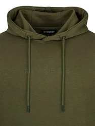 riverso Kapuzenpullover Herren Hoodie RIVErik Regular Fit Dunkelgrün
