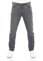 Riverso Herren Jeans Hose RIVChris Straight Fit Jeanshose Grau/Hellgrau/Dunkelgrau
