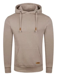 riverso Herren Kapuzenpullover RIVJulian Regular Fit Hoodie Pullover Khaki/Beige/Braun/Grau
