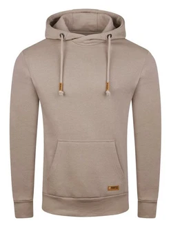 riverso Herren Kapuzenpullover RIVJulian Regular Fit Hoodie Pullover Khaki/Beige/Braun/Grau