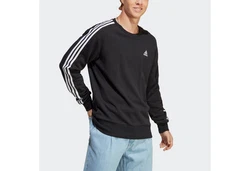 adidas Sportswear Sweatshirt 3S FT SWT Schwarz/Hellblau