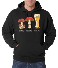 Kapuzenpullover Glckspils Herren Hoodie Pullover mit lustigem Frontprint