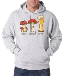 Youth Designz Kapuzenpullover Glckspils Herren Hoodie Grau/Hellgrau/Silber/Dunkelrot