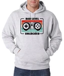 Youth Designz Kapuzenpullover Dad Level Unlocked Hoodie Grau/Hellgrau/Braun/Silber/Rot