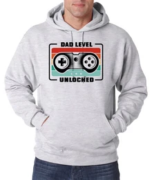 Kapuzenpullover Dad Level Unlocked Herren Hoodie Pullover mit trendigem Frontprint