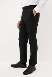 Next Slim Fit Hose ohne Bundfalte Dunkelgrau/Grau/Khaki/Schwarz
