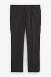 Next Slim Fit Hose ohne Bundfalte Dunkelgrau/Grau/Khaki/Schwarz
