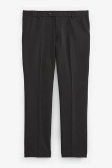 Next Slim Fit Hose ohne Bundfalte Dunkelgrau/Grau/Khaki/Schwarz