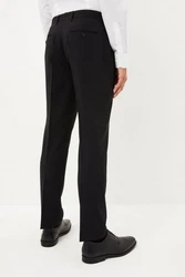 Next Slim Fit Hose ohne Bundfalte Dunkelgrau/Grau/Khaki/Schwarz