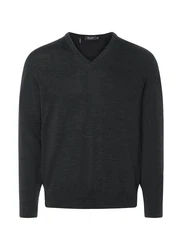 MAERZ Muenchen Pullover Dunkelgrau/Grau/Schwarz