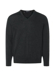 MAERZ Muenchen Pullover Dunkelgrau/Grau/Schwarz