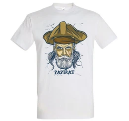 T-Shirt Piraten Papa Papirat Herren Shirt mit trendigem Frontprint