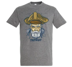 Youth Designz T-Shirt Piraten Papa Papirat Grau/Gelb/Dunkelgrau