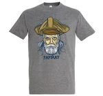 Youth Designz T-Shirt Piraten Papa Papirat Grau/Gelb/Dunkelgrau