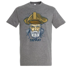 Youth Designz T-Shirt Piraten Papa Papirat Grau/Gelb/Dunkelgrau