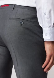 Roy Robson Bügelfaltenhose Slim Fit Dunkelgrau/Grau/Hellgrau