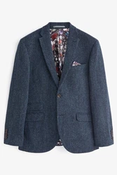 Next Sakko Blazer Harris-Tweed Hellblau/Blau/Dunkelblau/Grau/Pastell