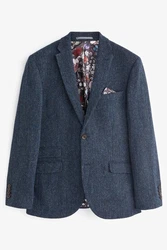 Next Sakko Blazer Harris-Tweed Hellblau/Blau/Dunkelblau/Grau/Pastell