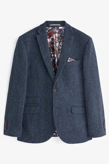 Next Sakko Blazer Harris-Tweed Hellblau/Blau/Dunkelblau/Grau/Pastell