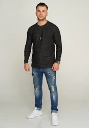 CARISMA Strickpullover CRBELEN Grau/Dunkelgrau/Schwarz