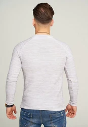 CARISMA Strickpullover CRBELEN Grau/Schwarz/Weiß/Beige/Silber