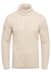 CARISMA Rollkragenpullover CRMUS Beige/Creme/Weiß/Khaki