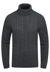 CARISMA Rollkragenpullover CRMUS Dunkelgrau/Dunkelblau/Grau/Schwarz