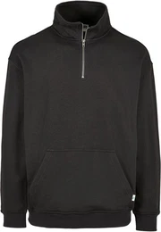Rundhalspullover Herren Organic Basic Troyer (1-tlg)