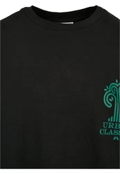 URBAN CLASSICS T-Shirt Urban Classics Herren Organic Tree Logo Tee Dunkelgrün/Grün/Schwarz