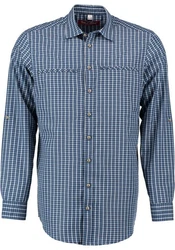 Tom Collins Langarmhemd Dratfy Herren Grau/Blau/Hellblau/Dunkelblau