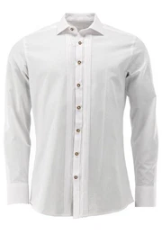 Trachtenhemd Acanam Herren Langarmhemd mit 2x5 Biesen