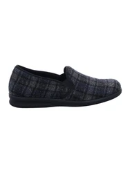 Westland Pantoffel Dunkelblau/Grau/Schwarz/Lila
