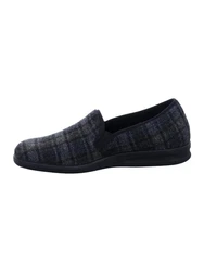 Westland Pantoffel Dunkelblau/Grau/Schwarz/Lila