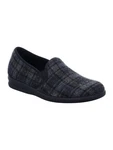 Westland Pantoffel Dunkelblau/Grau/Schwarz/Lila