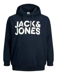 Jack & Jones Plus Sweatshirt JJEcorp Dunkelblau