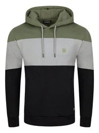 Kapuzenpullover Herren Hoodie RIVRemo Regular Fit Longsleeve Colourblocking Sweatshirt mit Kngurutasche