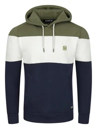 Kapuzenpullover Herren Hoodie RIVRemo Regular Fit Longsleeve Colourblocking Sweatshirt mit Kngurutasche