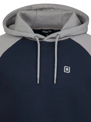riverso Herren Hoodie RIVNino Regular Fit Dunkelblau/Grau